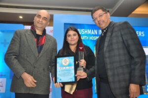 Awarded with Ayushman India Award of Excellence by Dainik Jagran