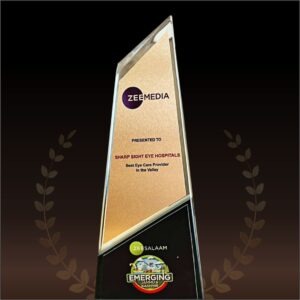 Awarded with Best Eye Care Provider in the Valley by Zee News