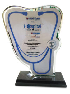 Awarded with Excellence in Ophthalmology outreach Program Award by Business World