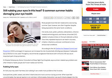 Sharp Sight Eye Hospital News