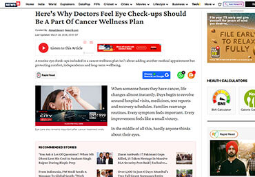 Sharp Sight Eye Hospital News